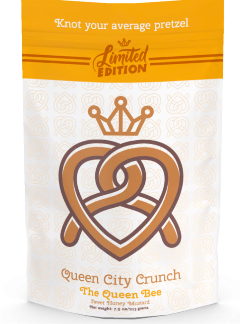 The Queen Bee- a limited edition Sweet Honey Mustard- Wholesale Case - 12 Bags